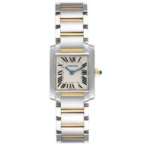 Cartier Tank Francaise Small Steel Yellow Gold Ladies Watch