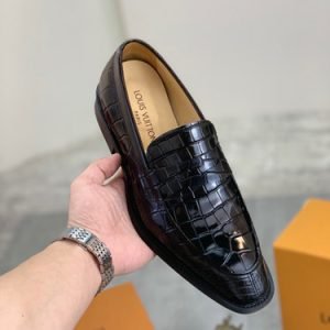 LOUIS VUITTON CROCO Tassel Loafer