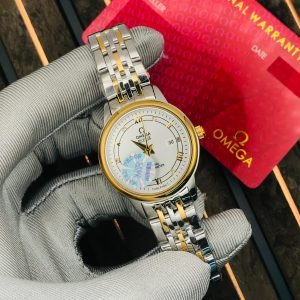 De Ville Prestige 32.7 mm Steel Yellow Gold on steel