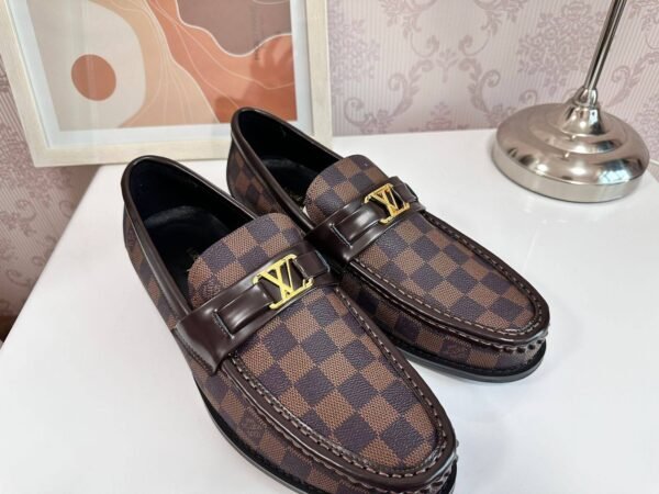 Louis Vuitton Brown Check Major Loafer