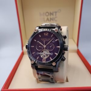 Montblanc Chronograph Purple Dial | Master Copy Watches
