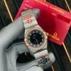 Omega Brown Diamonds Stainless Steel Constellation