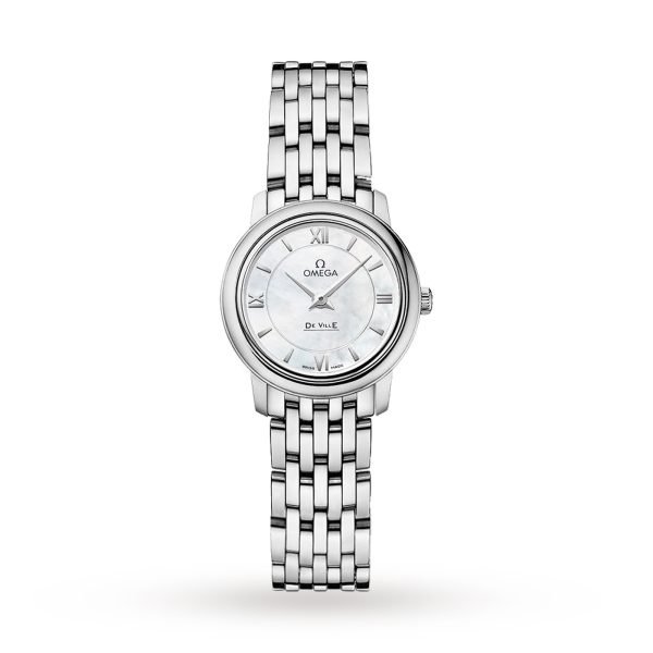 Omega De Ville Prestige Quartz Ladies Watch Silver 24.4mm