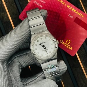 Omega White Silver Dial Watch | Master Copy Watches