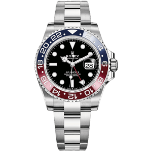 Rolex GMT Master II Pepsi Oyster Stainless Steel Watch