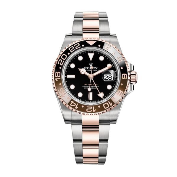 Rolex GMT Master II Root Beer Rose Gold Watches | Master Copy Watches