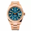 Rolex Oyster Sky Dweller Rose gold With Blue Dial Replica