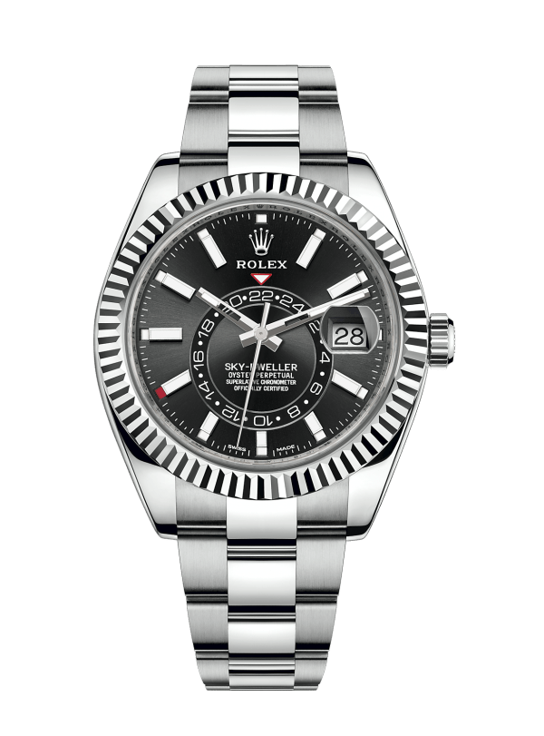 Rolex Sky-Dweller 42mm Black Dial Stainless Steel 326934