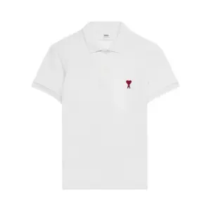 AMI Paris Ami de Coeur organic-cotton polo shirt