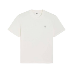 AMI Paris Organic cotton t-shirt with logo