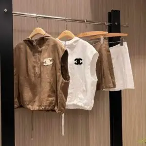 CHANEL Hooded Shoulder Vest
