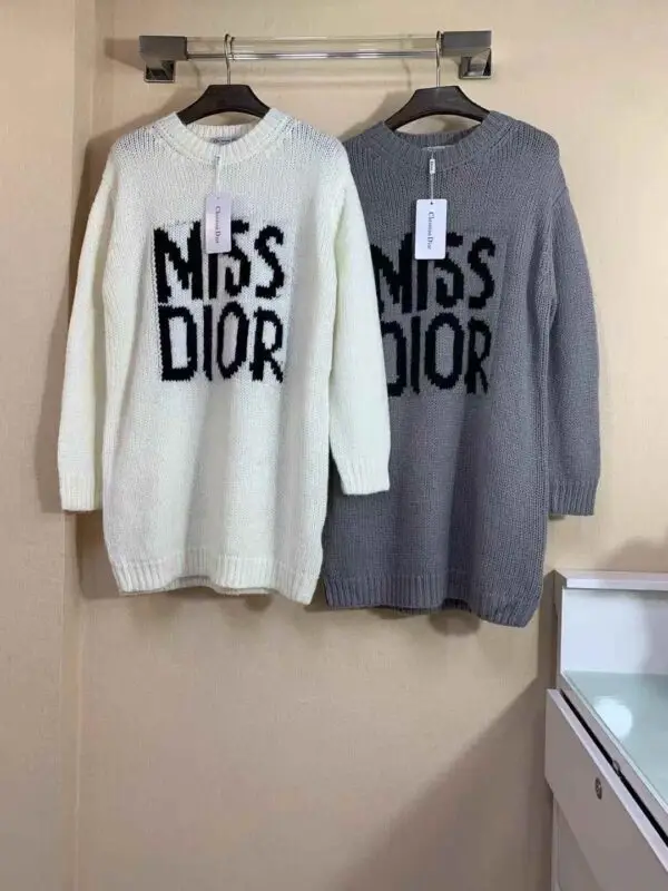 DIOR High Neck Knit Pullover Sweater