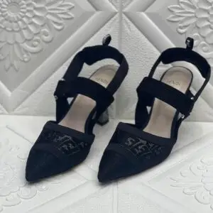 FENDI Lace Colibri Heels