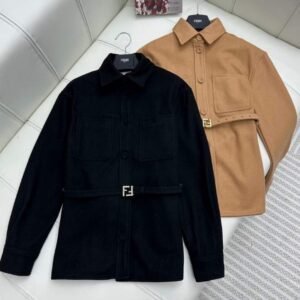 FENDI Men's Short Wool Coat