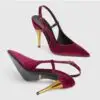 GUCCI GG Velvet Slingback Pump