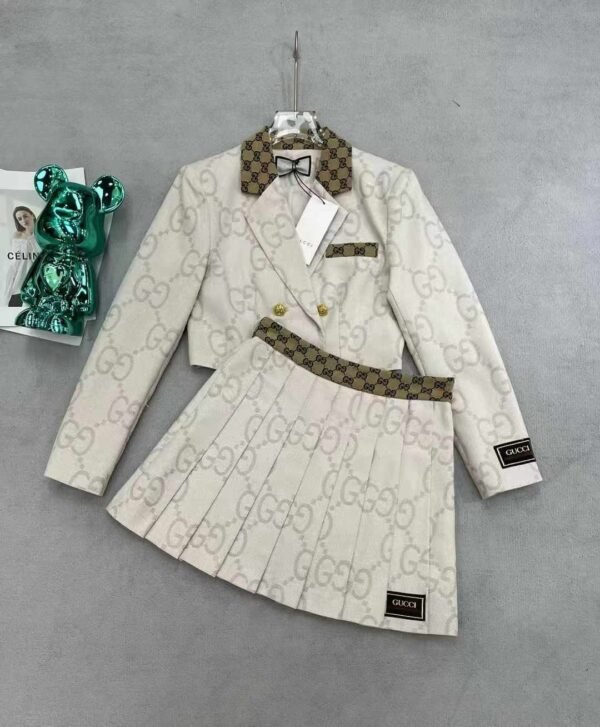 GUCCI Cotton Jacket & Shorts Set