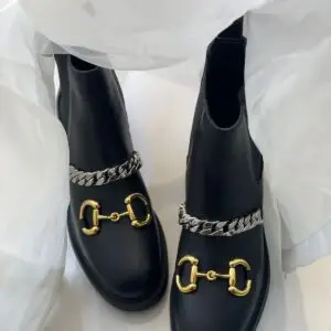Gucci Horsebit Leather Boots