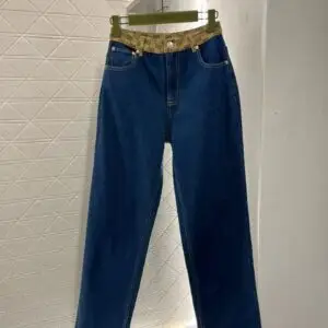 GUCCI x Madewell Women’s Blue High-Waisted Baggy Jeans