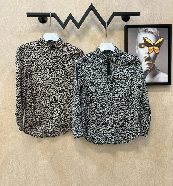 GUCCI Epaulette Dot Dress Shirt