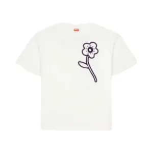KENZO OVERSIZE EMBROIDERED T-SHIRT 'KENZO RUE VIVIENNE'