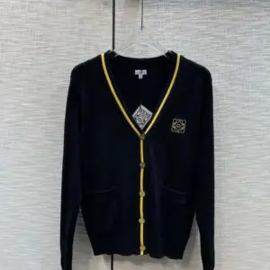 LOEWE Daffodil Winter Front-Open School Sweater