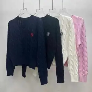 L OE WE Loose Knit Pullover Sweater