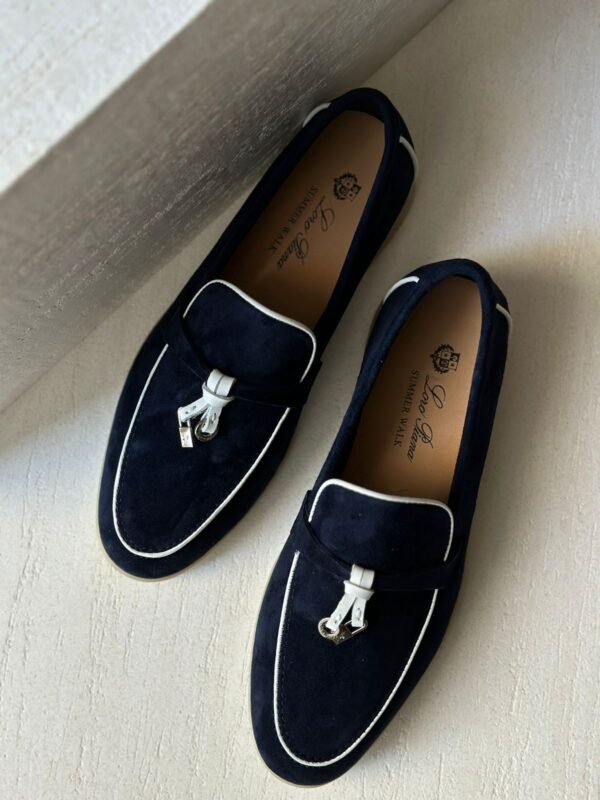 LORO PIANO Summer Walk Suede Loafers