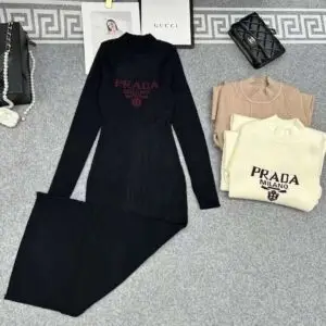 PRADA Long Sleeve Dress