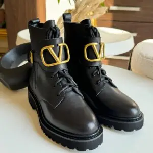 VALENTINO Rockstud Combat Boots