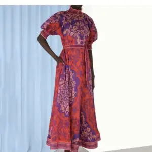 ZIMMERMAN Raie Swing Maxi Dress