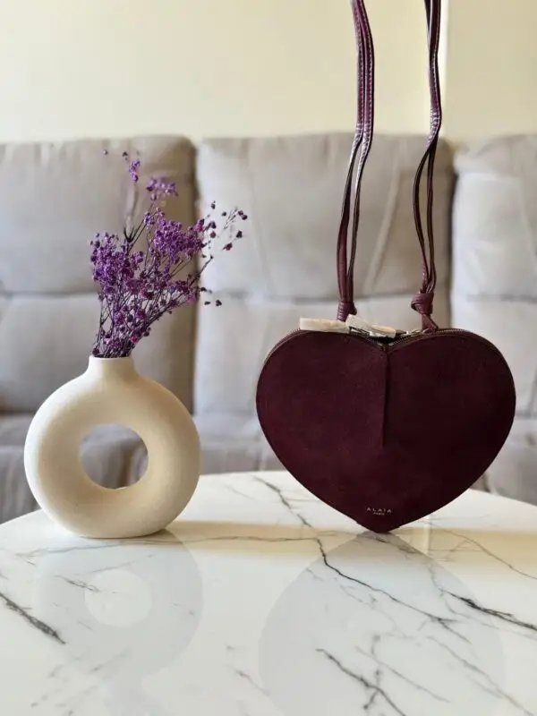 ALAIA Heart-Shaped Love Purse