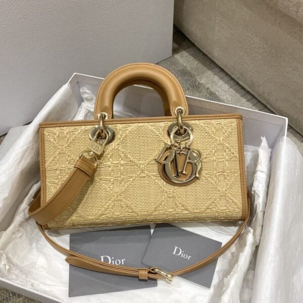 Dior Medium D-Joy Bag in Calfskin