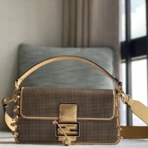 Fendi Perforated Baguette Bag