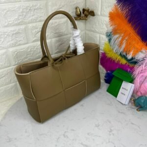 Bottega Veneta Arco Intreccio Leather Tote