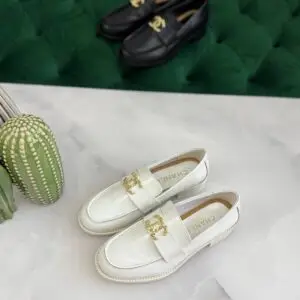 CHANEL THE ALL WAY Metallic Buckle Loafers