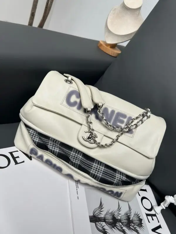 CHANEL Expandable Paris London Flap Tote Bag