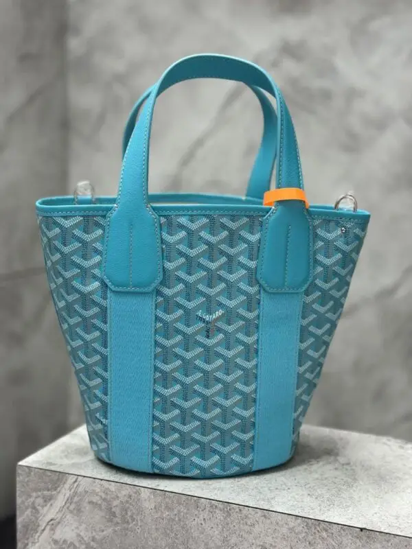 Design Belharra PM Tote Bag “Turquoise” - Dubai Fashion LUX