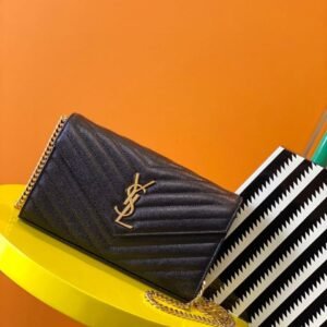 Saint Laurent Cassandre Leather Wallet