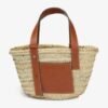 Design Loewe basket bag in palm leaf and calfskin - Dubai Fashion LUX