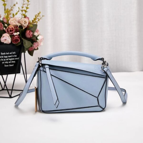 L OE WE Soft Grained Calfskin Mini Puzzle Bag
