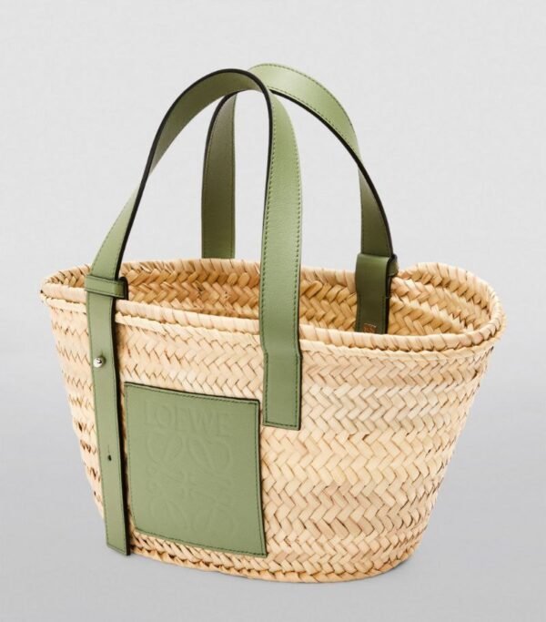 Loewe Paula's Ibiza Small Woven Anagram Basket Bag