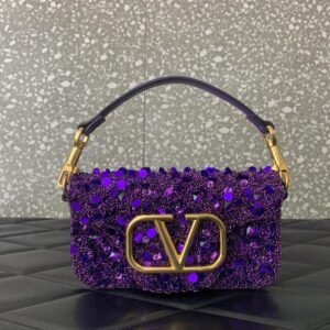 Valentino Shoulder Bag with 3D Embroidery