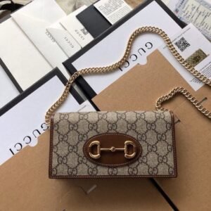 Design Supreme Monogram Azalea Calfskin Horsebit 1955 Wallet - Dubai Fashion LUX