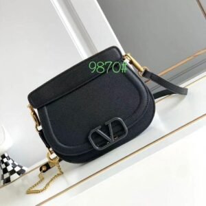 Valentino V Sling Leather Shoulder Bag