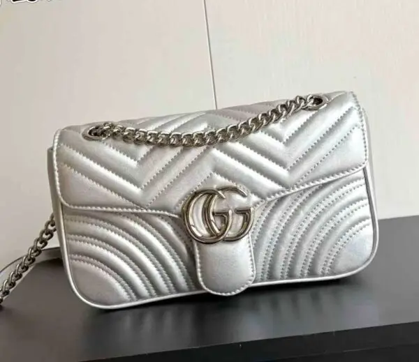 GUCCI GG Marmont Crystals Medium Shoulder Bag