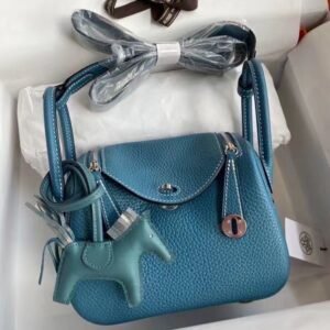 Lindy Mini Bag In 90% taurillon Clemence leather - Dubai Fashion LUX