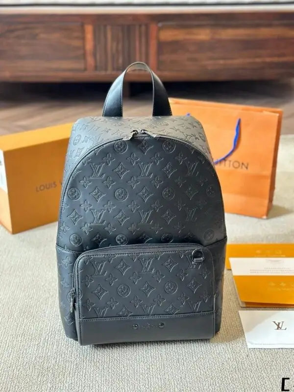 Louis Vuitton Racer Backpack Monogram Shadow Leather