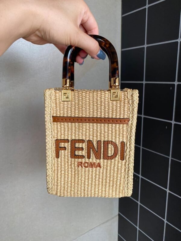 FENDI Mini Sunshine Shopper Bag