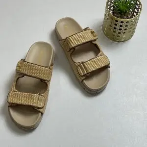Miu Miu Woven Slide Slippers