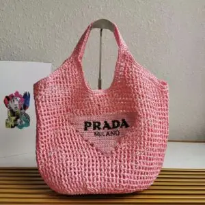 Prada Crochet Tote Bag